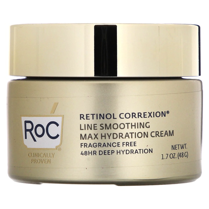 Crema de fata RoC Retinol Correxion, 48 g, fara parfum, hipoalergenica