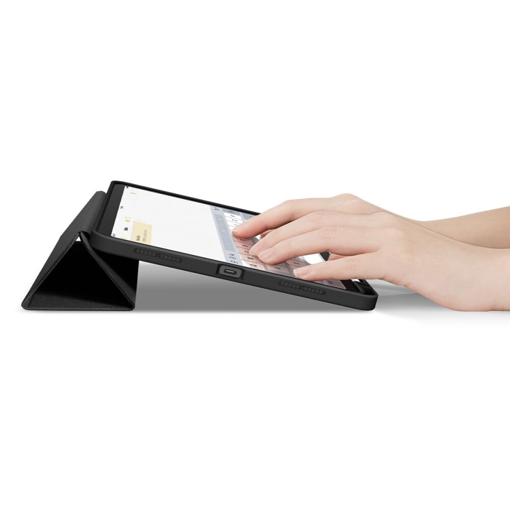 Husa compatibila cu iPad Air 4 2020/Air 5 2022/Air 11 2024/Air 11 2025, Cloud Safe, S44, Nailon, Pitch Black