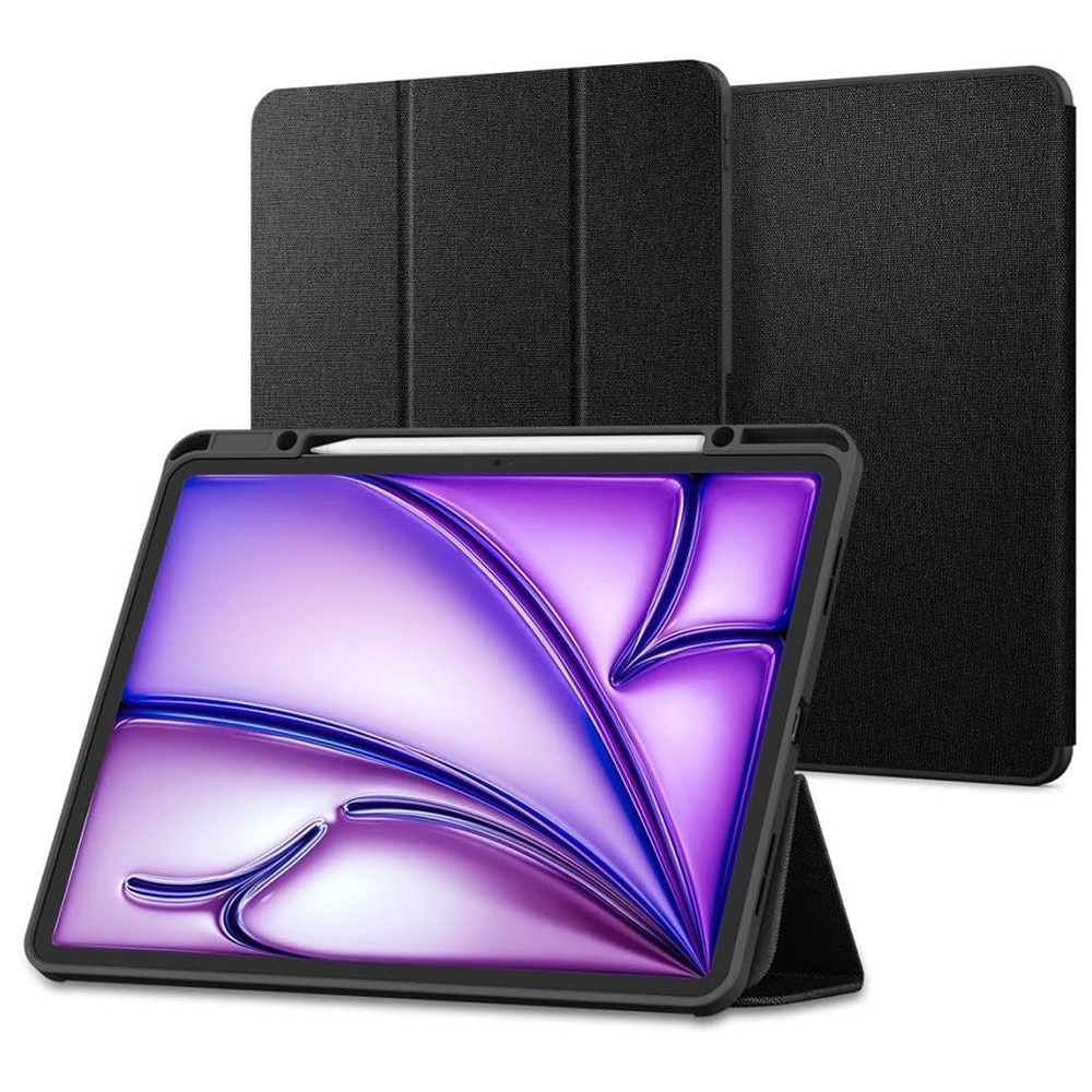 Husa compatibila cu iPad Air 4 2020/Air 5 2022/Air 11 2024/Air 11 2025, Cloud Safe, S44, Nailon, Pitch Black