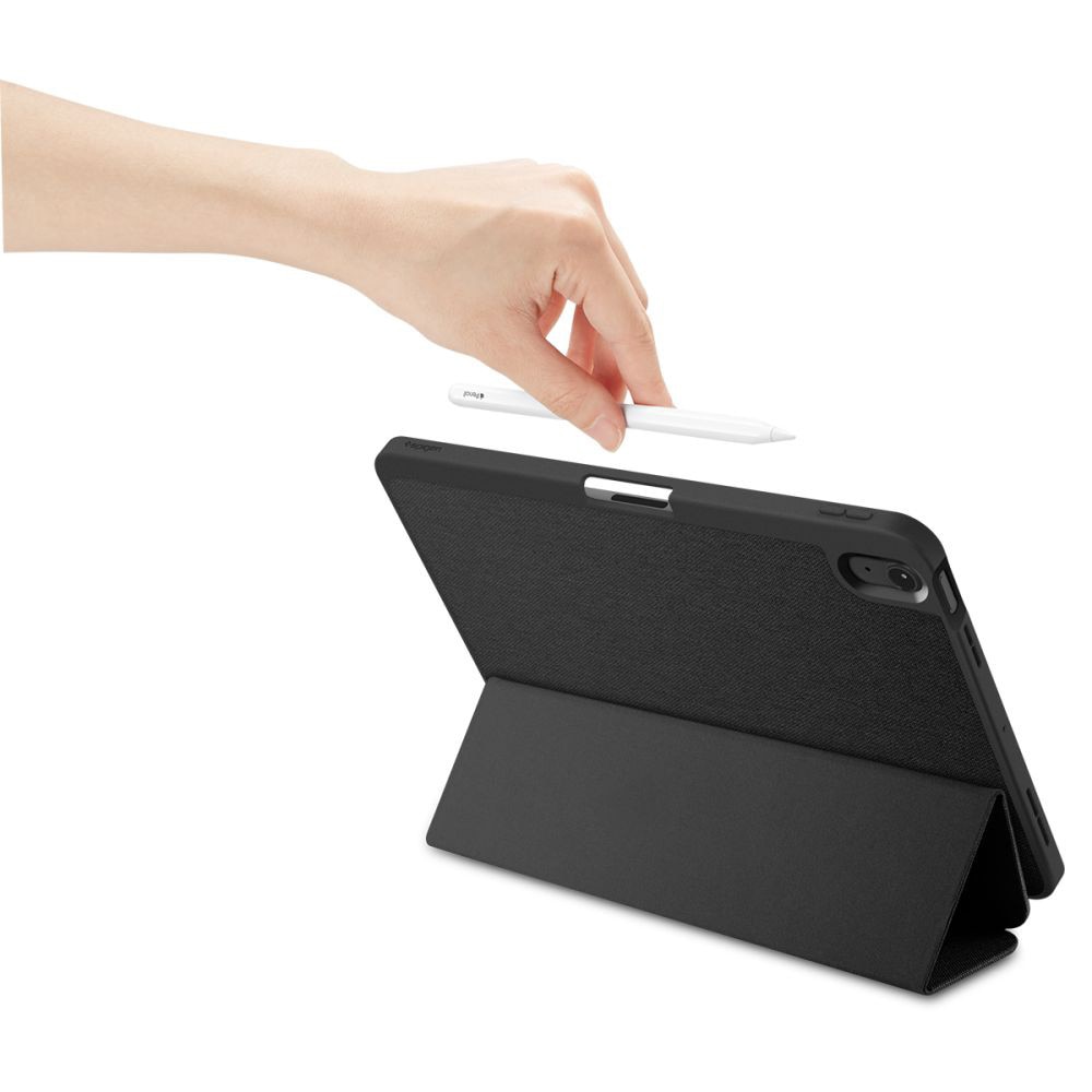 Husa compatibila cu iPad Air 4 2020/Air 5 2022/Air 11 2024/Air 11 2025, Cloud Safe, S44, Nailon, Pitch Black