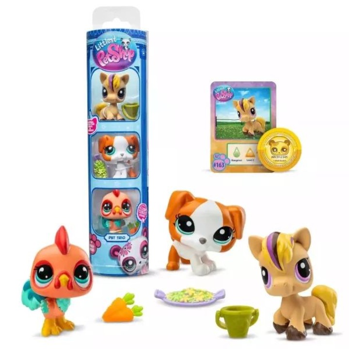 Littlest Pet Shop: Játékkészlet hengerben, 7. generáció, 3. széria - 163-165