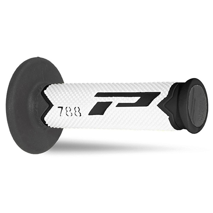 MANERE PROGRIP PG788 OFF ROAD (22+25MM, LUNGIME 115MM) NEGRU/ALB/TITAN (3 COMPONENTE) (PG788/19) (788-219)