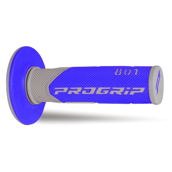 MANERE PROGRIP PG801 OFF ROAD (22+25MM, LUNGIME 115MM) GRI/ALBASTRU (DOUA COMPONENTE) (801-291) (PG801/9)