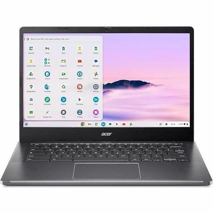 Лаптоп Acer Chromebook Plus CB514 14 инча, 8 GB, 512 GB SSD, сив, Full HD, сензорен екран
