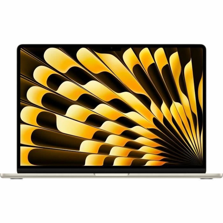 Лаптоп Apple MacBook Air M4, 15.3", 16 GB RAM, 256 GB SSD, бежов