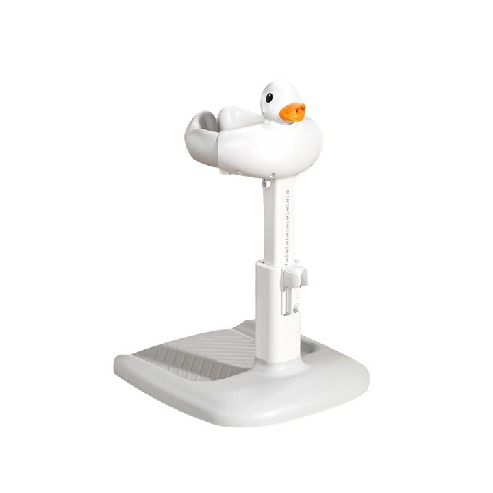 Душ стойка за деца, 8 - 36 месеца, неплъзгаща се основа, с държач за душ, сгъваема