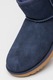 UGG, Ghete slip-on cu finisaj rezistent la apa, din piele intoarsa Classic Mini II, Albastru ultramarin/Bleumarin