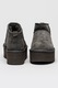 UGG, Ghete slip-on de piele intoarsa Classic Ultra Mini, Gri carbune