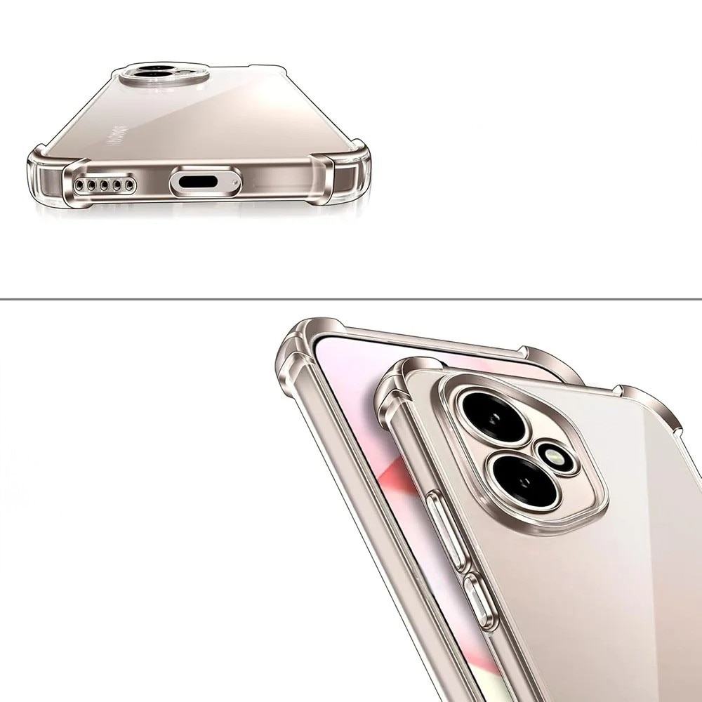 Husa telefon ERBORD pentru Honor 400 5G, transparenta, design minimalist, protectie ridicata, flexibila