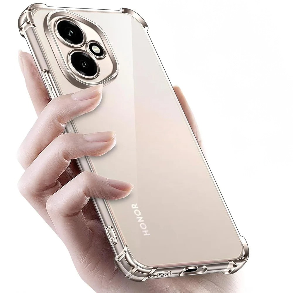 Husa telefon ERBORD pentru Honor 400 5G, transparenta, design minimalist, protectie ridicata, flexibila