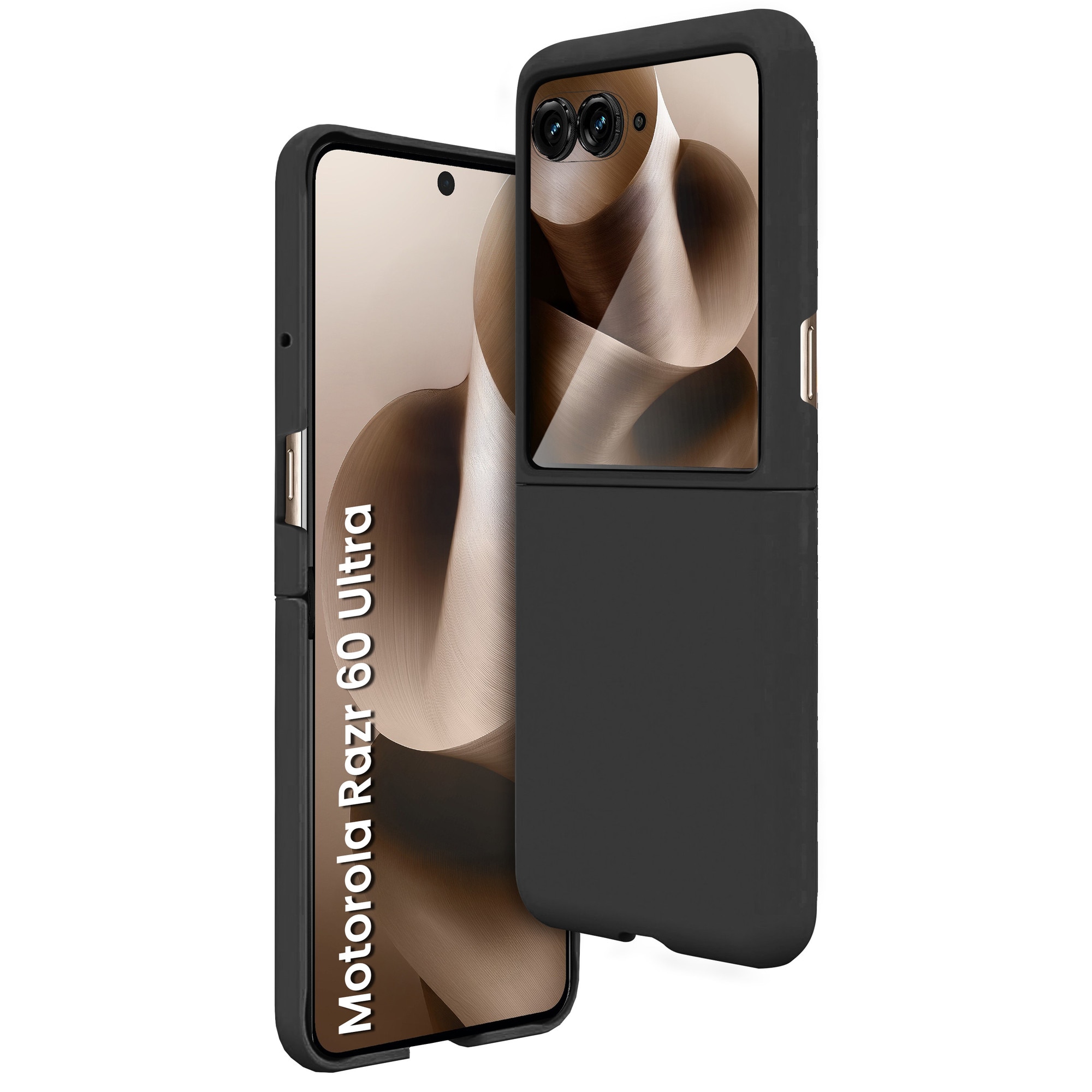 Husa cu sticla XGSM, pentru Motorola Razr 60 Ultra, neagra, ergonomica, usoara