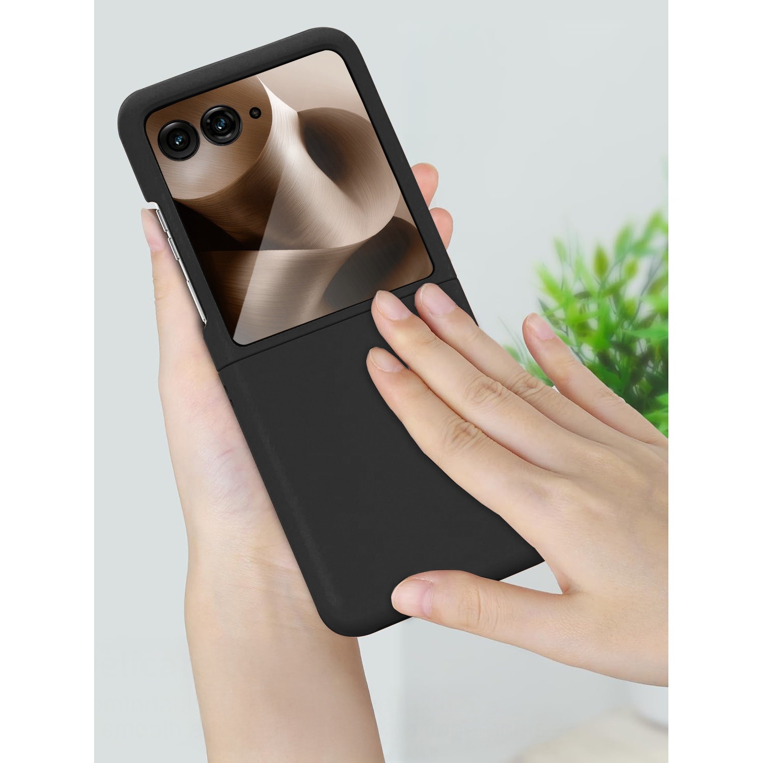 Husa cu sticla XGSM, pentru Motorola Razr 60 Ultra, neagra, ergonomica, usoara