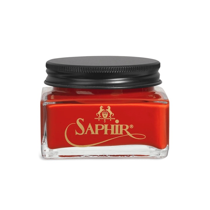 Крем за обувки Saphir Medaille d'Or Creme 1925, 75 мл, червен 11, грижа за кожа
