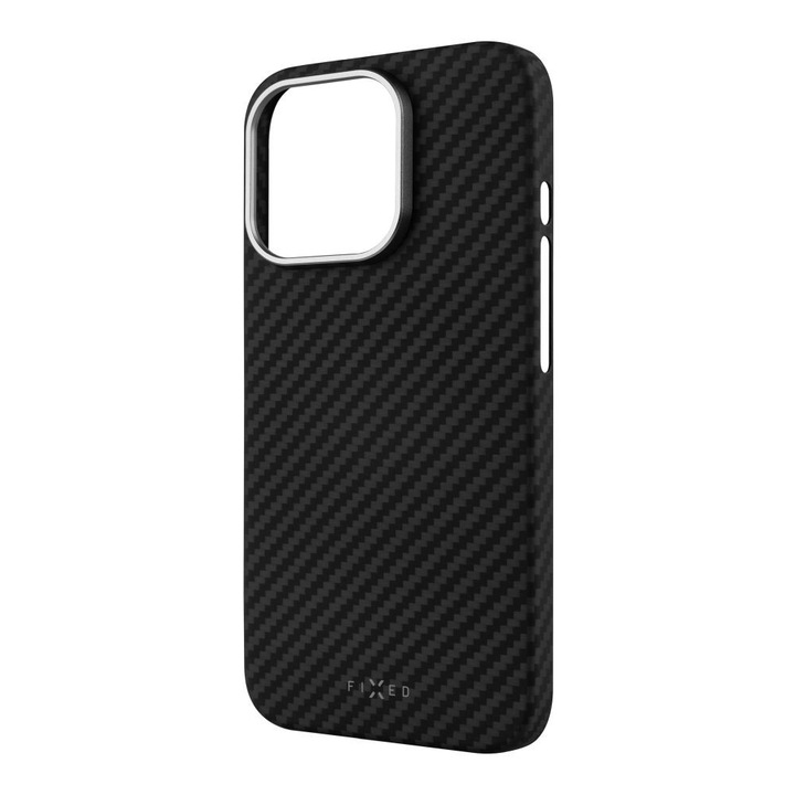 Husa Kevlar FIXED MagVelar pentru Apple iPhone 16 Pro, negru