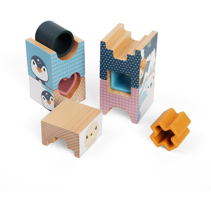 Turnulet activitati - Animalute polare BIGJIGS Toys