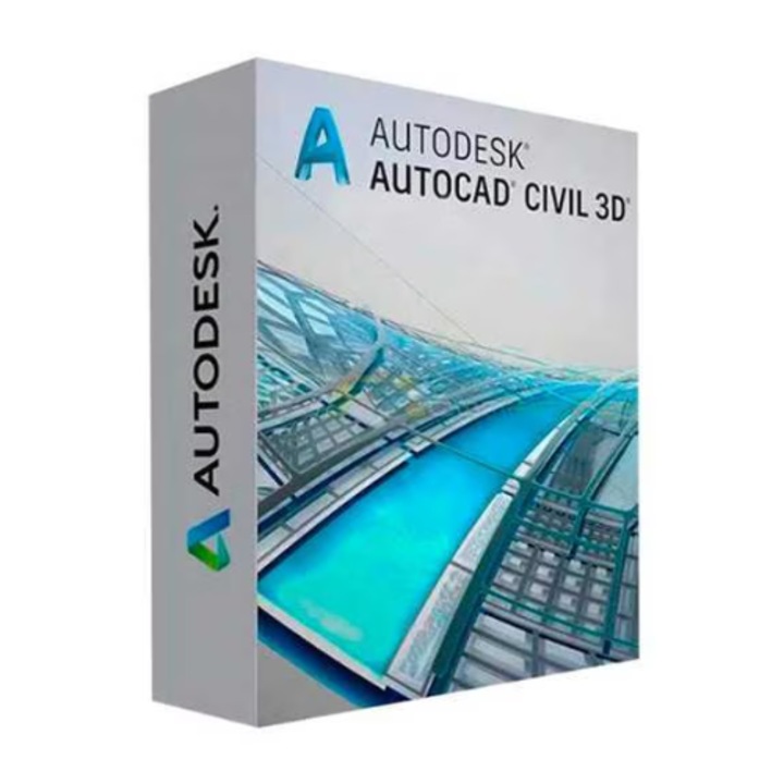 Софтуер за проектиране Autodesk Civil 3D 2023-2026, асоцииране на акаунти, валидност 1 година