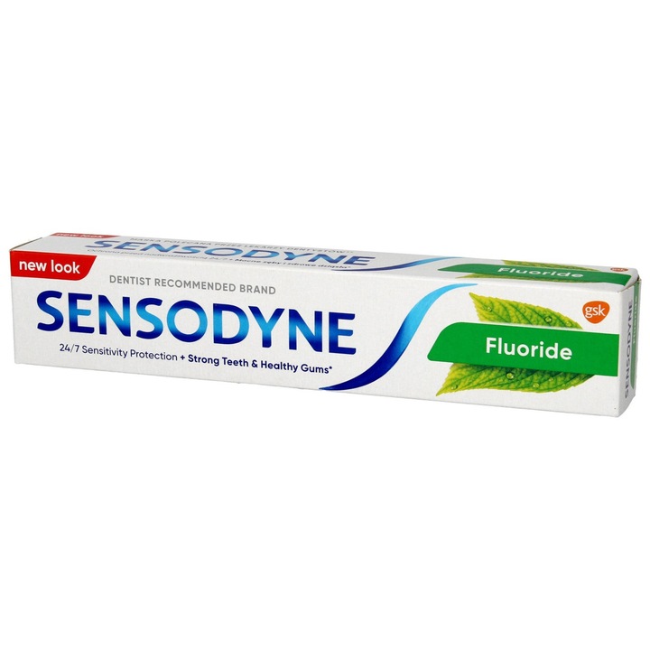 Sensodyne fluoridos fogkrém, 75ml, érzékeny fogakra, antibakteriális védelem, gyengéd tisztítás