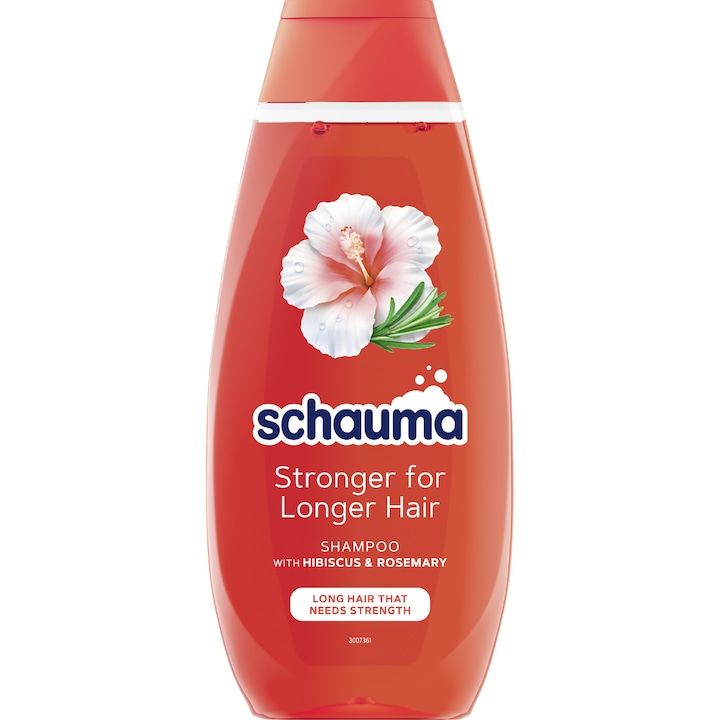 Sampon Schauma Stronger for Longer, hibiscus si rozmarin, 400 ml