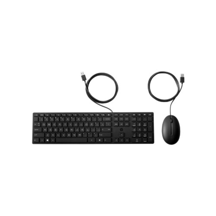 Set tastatura si mouse HP 320MK, Negru