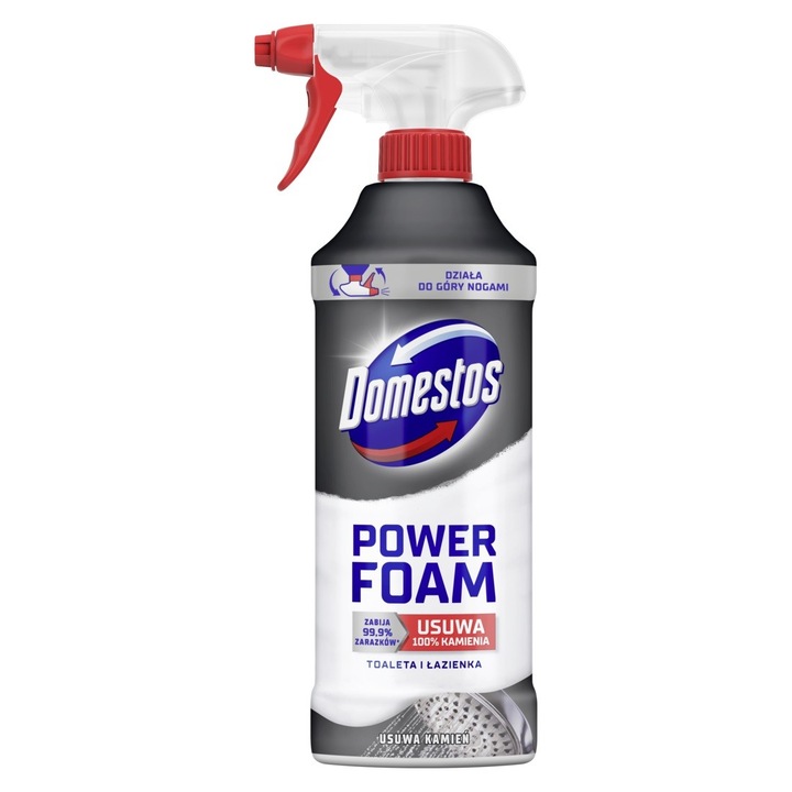 Spuma de curatare fara calcar Power Foam 435 ml DOMESTOS