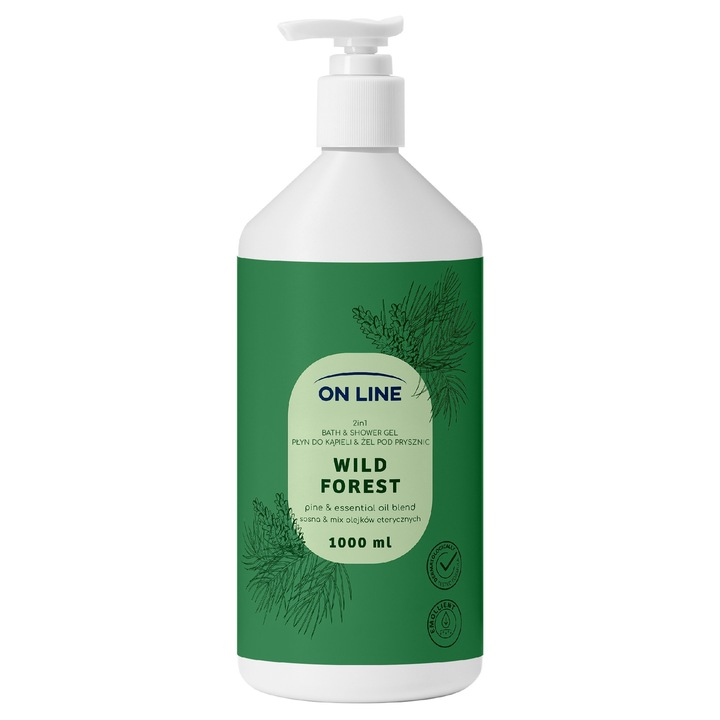 Wild Forest 2 az 1-ben fürdő- és tusfürdő 1000 ml