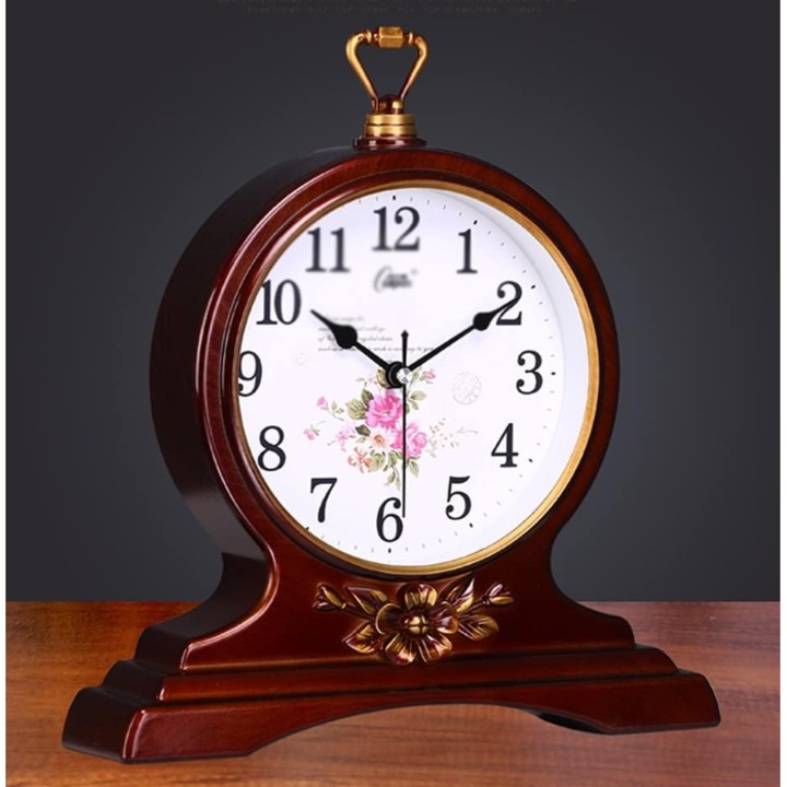 Ceas de masă Bla Bla Foam, floral, vintage, 33x30cm