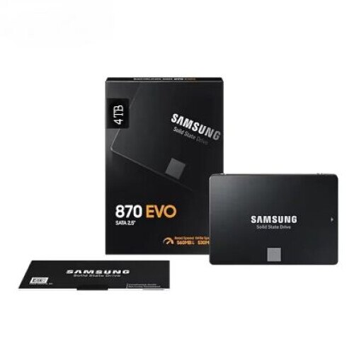 SSD Intern 2.5'' Samsung 870 Evo 4TB, SATA III, pentru Laptop si