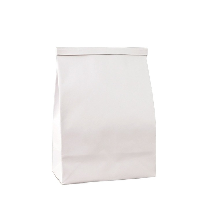 Set de 25 pungi de hartie albe reutilizabile, rezistente la umiditate, 13,5x8,5x20cm