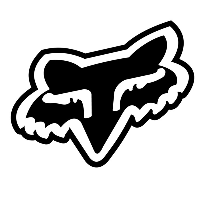 Sticker Moto Logo fox, autoadeziv, Cri-Flo, Marime 6 cm