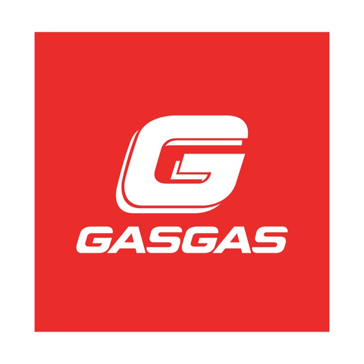 Sticker Moto Logo GASGAS, autoadeziv, Cri-Flo, Marime 10 cm