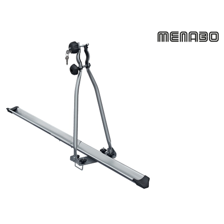 Suport auto pentru bicicleta MENABO Huggy Lock 07933, cu prindere pe bare transversale, atasare de cadru, otel
