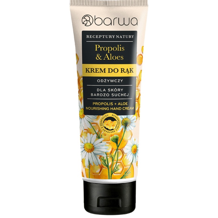BARWA Nature's Recipes Tápláló kézkrém - Propolisz és Aloe 100 ml