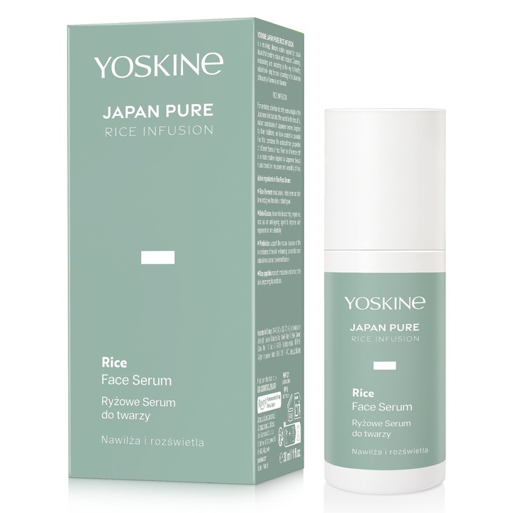 Arcszérum rizzsel és tiszta japán rizsfőzettel 30 ml YOSKINE