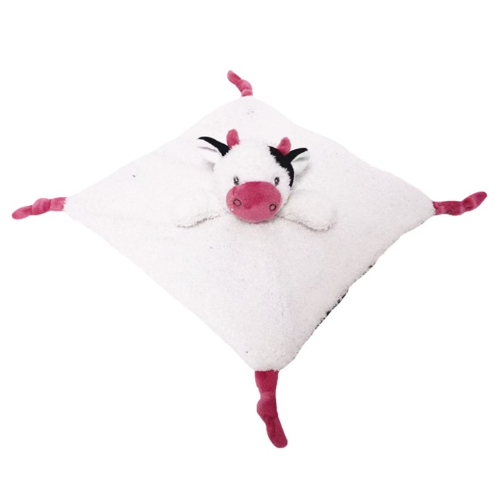 Плюшена играчка AXIOM Милус Кроука бяло-бордо 25 см