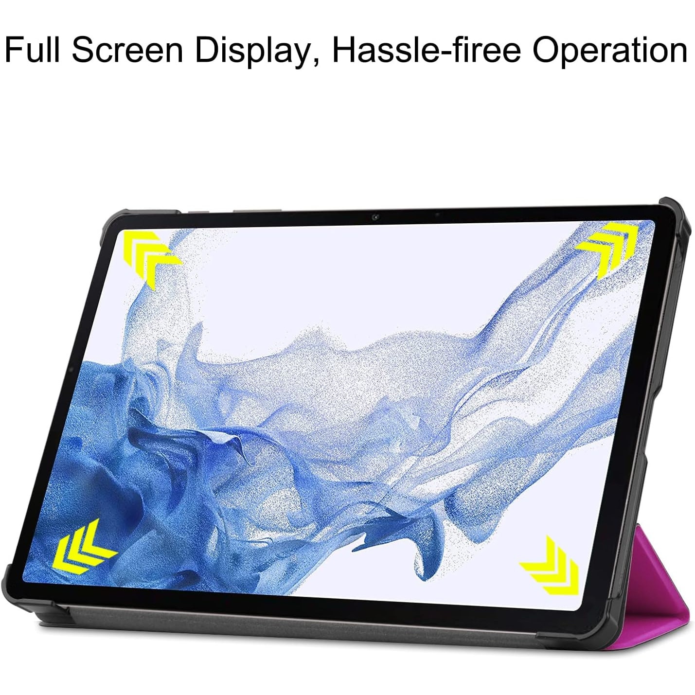 Husa tableta Lenovo Tab P12 (TB370FU) 12.7 inch, 2023, functie sleep/wake-up, ultralight de tip stand, Sigloo, Purple