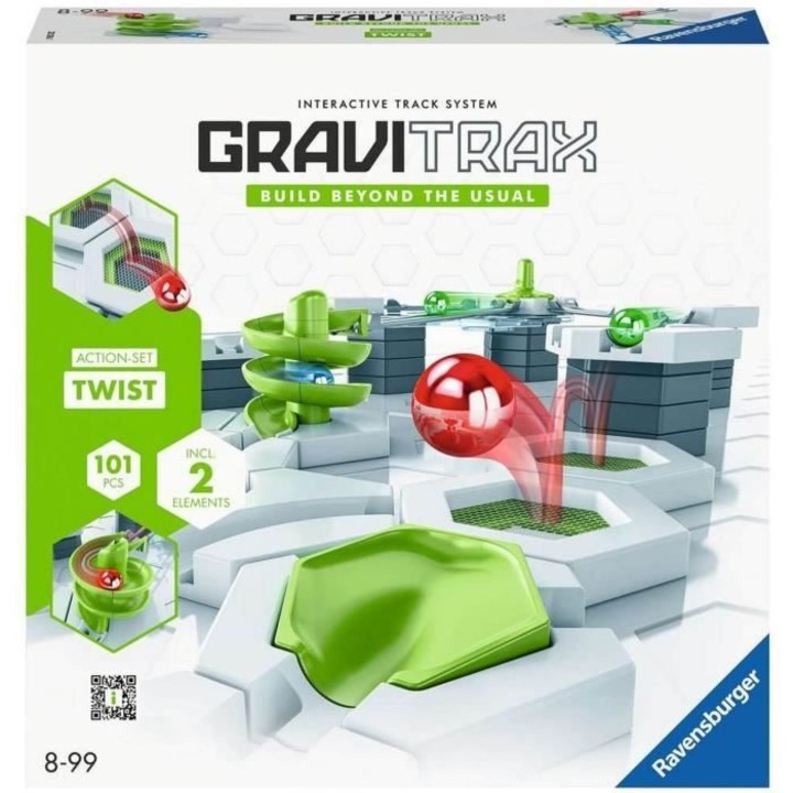 Gravitrax kezdő csavarhúzó készlet, 101 darabos, kreatív építőjáték, Ravensburger