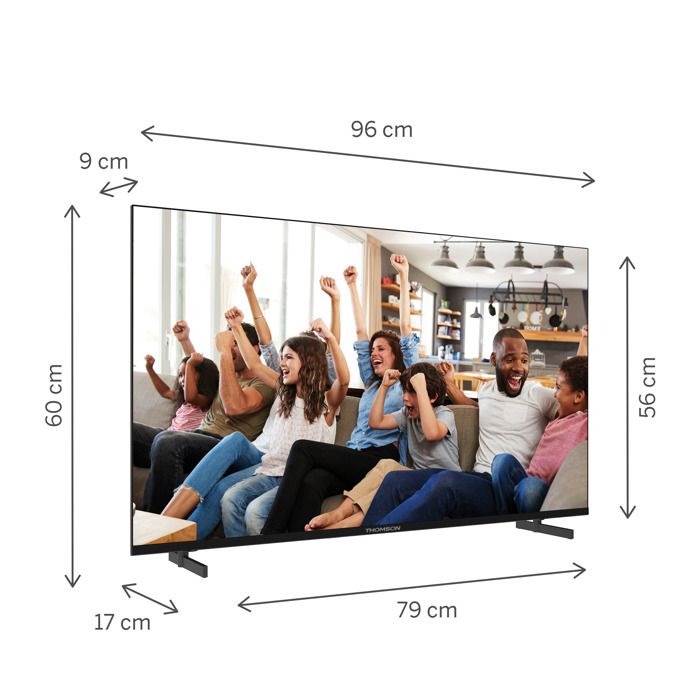 Televizor LED Thomson 43UG4S14, 43 inch, 4K UHD, Google TV, 2xHDMI 2.0, 2xHDMI 2.1