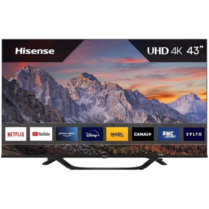 Телевизор LED Hisense 43A63H, 43 инча, 4K UHD, Dolby Vision, Smart