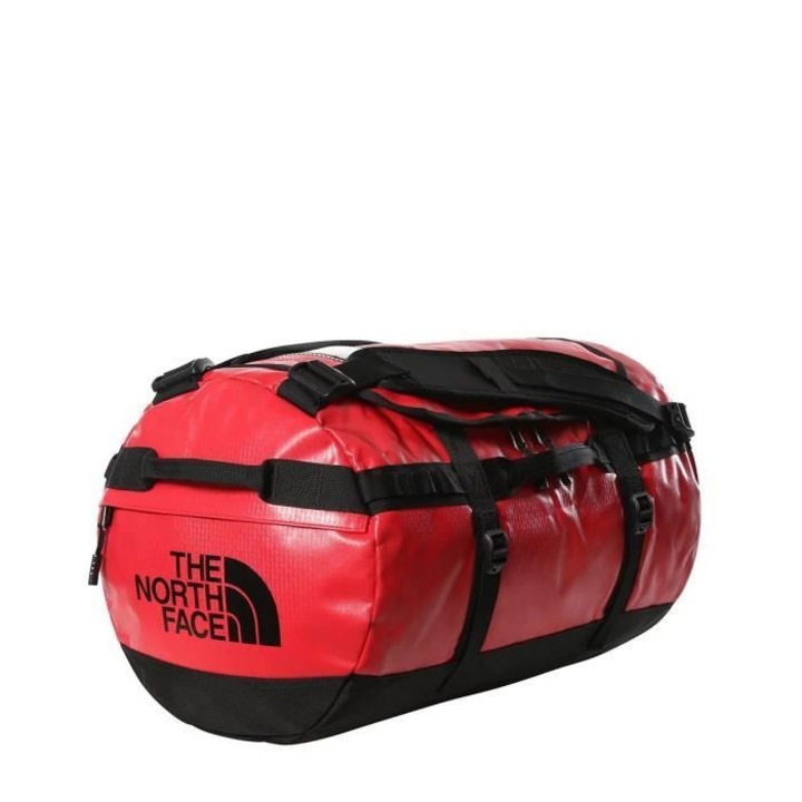 The North Face Base Camp Duffel S sporttáska, piros/fekete, 50 L