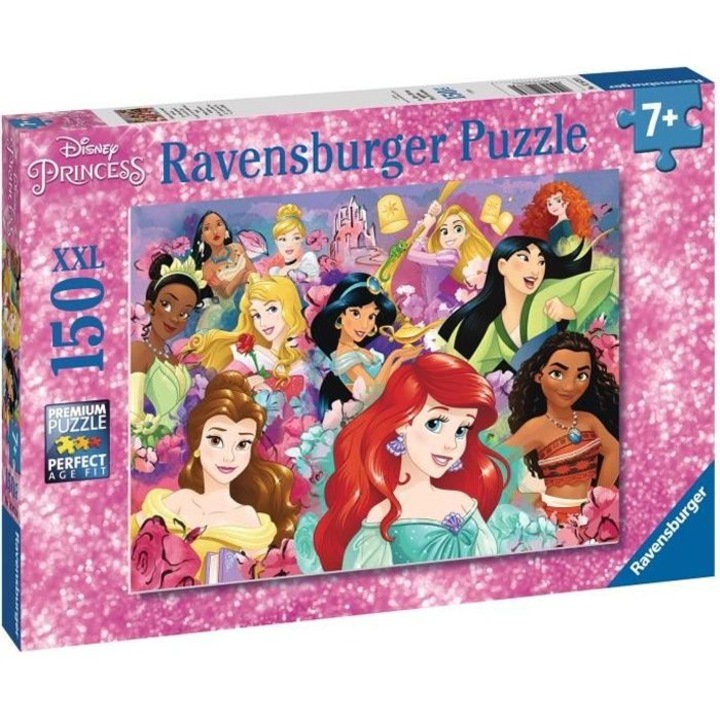 Ravensburger kirakó, 150 darabos, Disney hercegnők, többszínű