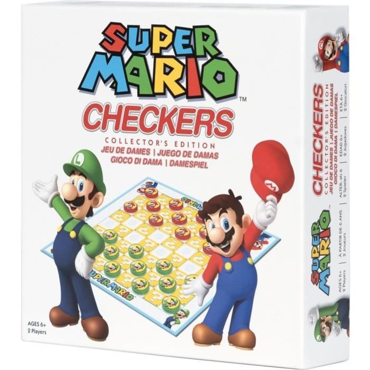 Настолна игра Super Mario Checkers, Goliath, за деца над 6 години