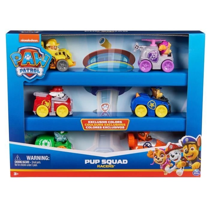 Комплект фигурки, SPIN MASTER, Пес патрул, 6 броя, многоцветни