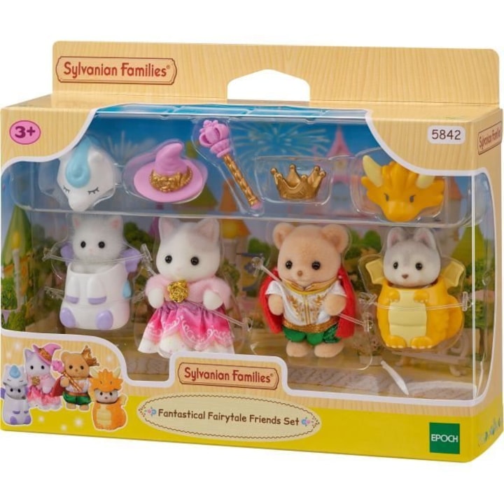 Фигурка, Приказни приятели, Sylvanian Families, многоцветен, пълен комплект
