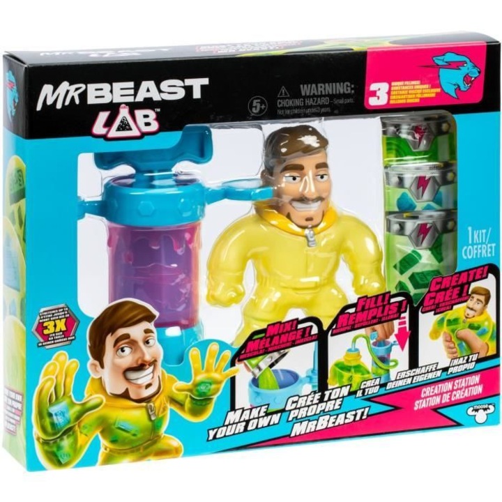 Фигурка MRBEAST LAB, HEROES of Goo Jit Zu, Аксесоари, Многоцветен