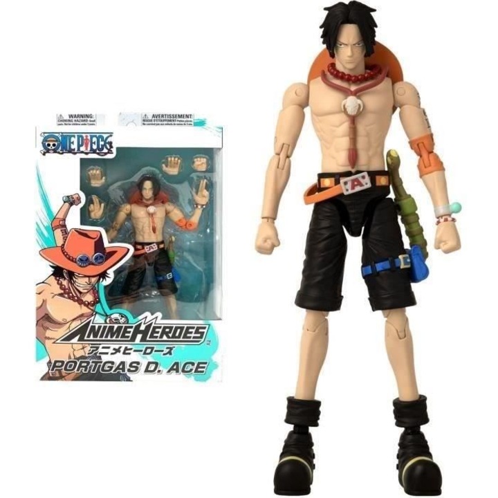 Фигурка Bandai - Anime Heroes - One Piece - Portgas D. Ace, 17 см