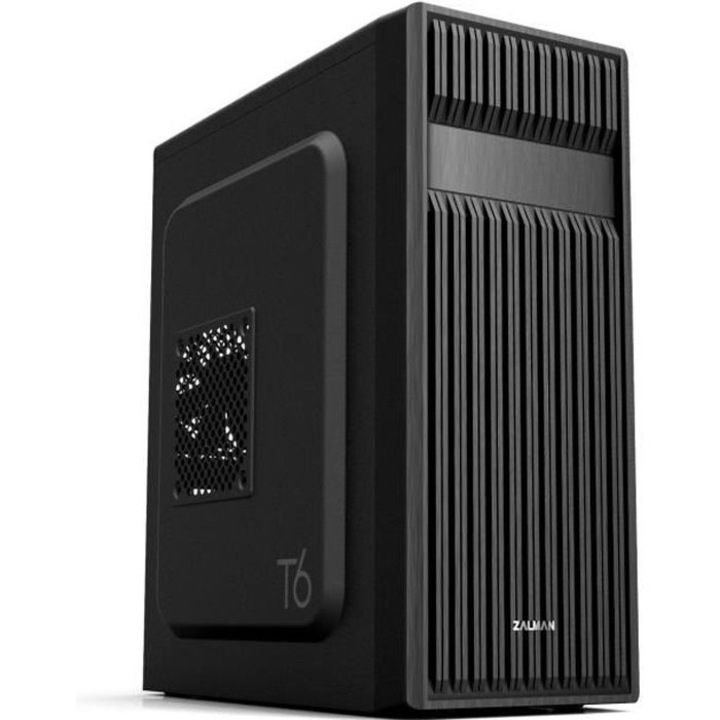 Кутия Zalman T6, без захранване, mid-tower, ATX формат, черна