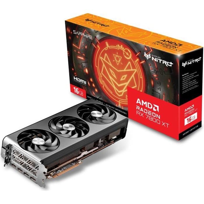 Placa video Sapphire NITRO+ AMD RADEON RX 7800 XT GAMING OC 16GB