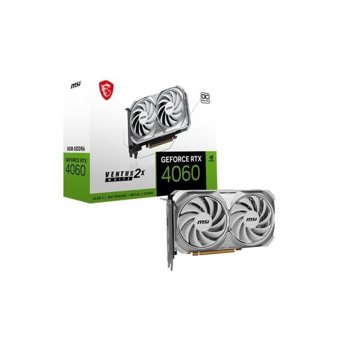 Placa video MSI RTX 4060 VENTUS 2X WHITE 8G OC - eMAG.ro