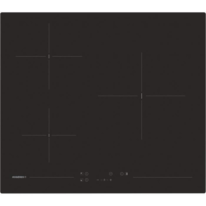 Електрически котлон, Rosieres, 3 горелки, 5500 W, 59x52 см
