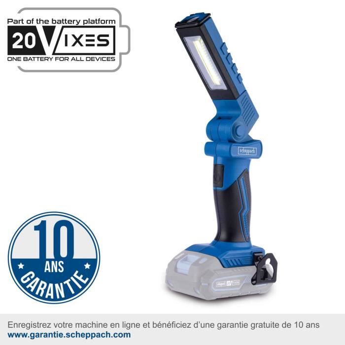 Lanterna, Scheppach, 20V IXES, 300lm, 6200k, fara baterie sau